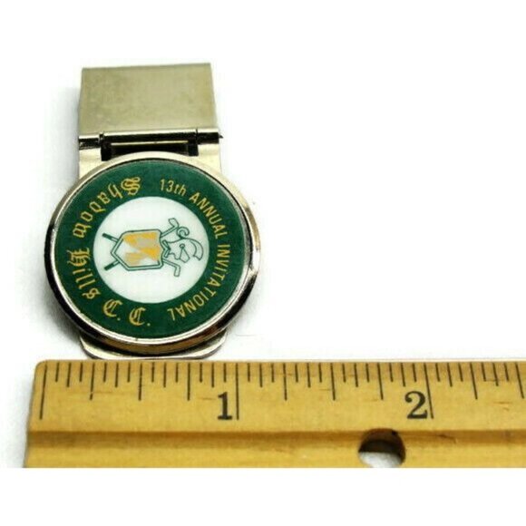 Shadow Hills Country Club Money Clip Stainless Steel Credit Card Cash Silver - Picture 7 of 10